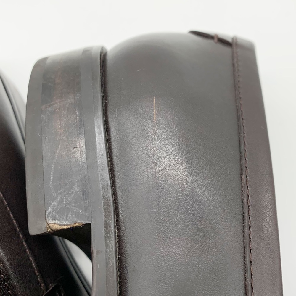 Men’s Calvin Klein Elkan Slip On Leather Loafers in Dark Brown Size 10.5M - Picture 12 of 12
